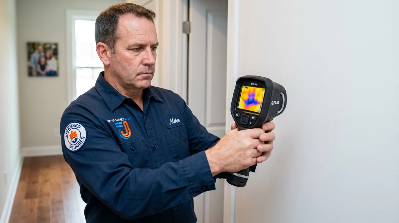 Thermal imaging leak detection by Johns Plumbing LLC in San Benito